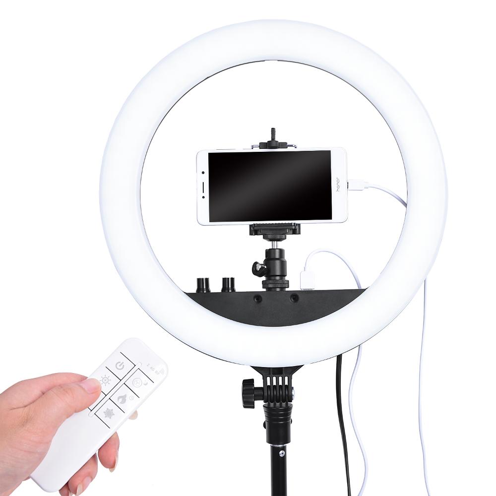 Купить Кольцевая лампа OK LED RING 240 (35 см) пульт управления  в интернет-магазине Salon Market по выгодным ценам