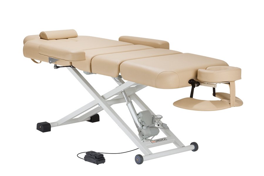 Купить Стационарный массажный стол US MEDICA "Lux" на электрике  в интернет-магазине Salon Market по выгодным ценам